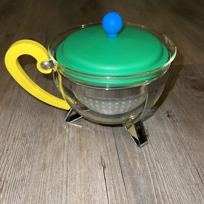 Infusor de té de vidrio BODUM Chambord - TETERA edición limitada - verde amarillo retro Foto 1 de 4