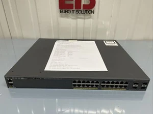 Cisco Catalyst WS-C2960X-24PS-L 24-portowy zarządzany przełączany tanie uszkodzenia Zobacz zdjęcie - Zdjęcie 1 z 8