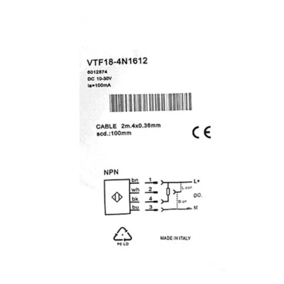 SICK VTF18-4N1640 Photoelectric proximity sensor ,NPN ,New✦Kd - Image 1 of 4