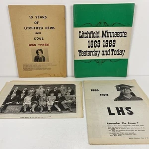 Litchfield Minnesota 1869 1969 Yesterday and Today Centennial Book 100 Years - Picture 1 of 22