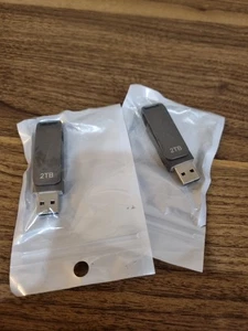 Two 2TB Storage Drives Keychain - Picture 1 of 4