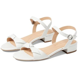 Sandalias Easy Spirit para mujer Ginova de tacón bajo con correa al tobillo talla EE. UU. 7,5 W blancas - Imagen 1 de 6