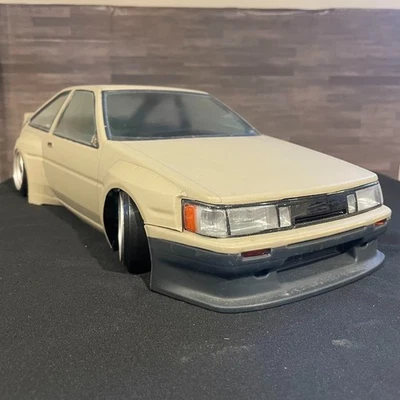 AE86 RC Car Body Shell Yd-2 Chassis Real Grade SET 1:10 All Painted ADDICTION - Image 1 of 4