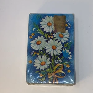 1960s Sealed Vintage Stardust MCM Daisies Groovy Retro Nu-Vue Tint Playing Cards - Picture 1 of 7