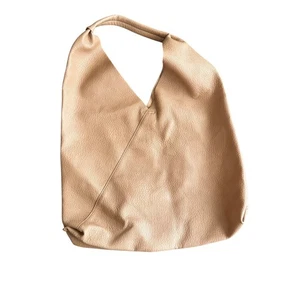 Shiraleah Hobo Tote Bag Vegan Leather Slouchy Beige - Bild 1 von 5