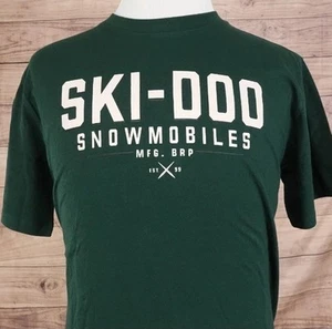 Ski-Doo Racing Ski Doo Schneemobile Logo Wintersport T-Shirt Gr. 2XL Grün Neu - Bild 1 von 6