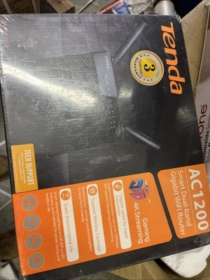 Tenda AC1200 Wireless Wi-Fi Gigabit Smart Router (AC9) *Read* - Image 1 of 4