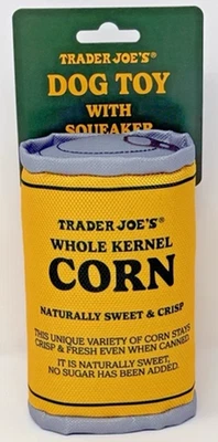 *NUEVO* Trader Joe's - Lata de Maíz Perro Juguete con Chirrido - *ENVÍO RÁPIDO* Foto 1 de 2