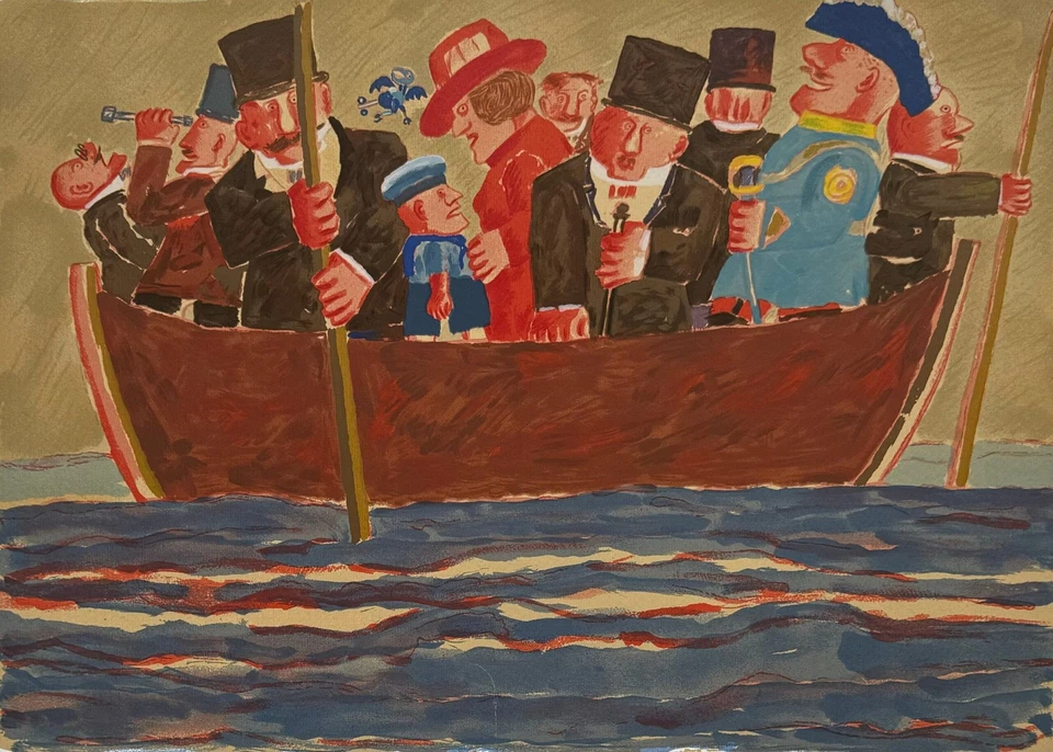 "La barca dei borghesi" | Franz Borghese - Immagine 1 di 1