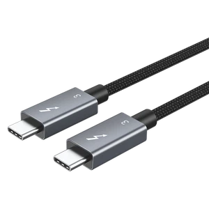 1m Thunderbolt 3 Kabel 40 Gbit/s 100W 5A Laden USB C / externen SSD eG HUB Dock - Bild 1 von 4