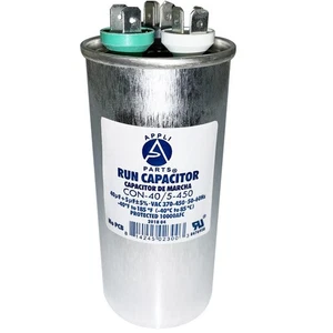 Appli Parts Dual Run Capacitor for ac 40+5 Mfd uF (microfarads) 370 VAC or 450 V - Picture 1 of 7