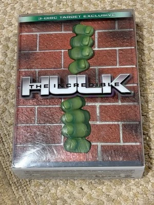 The Incredible Hulk -3 Disc Target Exclusive  Marvel DVD Box Set Foto 1 de 2