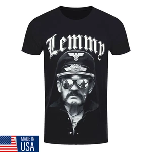 Camiseta Lemmy MF'ing Motorhead Rock Band Nueva Negra Oficial - Camiseta Motörhead - Imagen 1 de 4