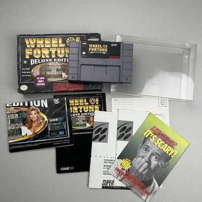 Super Nintendo (SNES) Wheel Of Fortune CIB Tested  W/ Inserts - Image 1 of 4