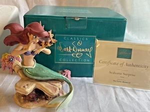 WDCC DISNEY LITTLE MERMAID SEAHORSE SURPRISE BOX and COA - Picture 1 of 17