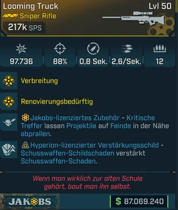 (PC,Xbox,PS) Borderlands 4 - Modded Looming Truck 217K DPS - Bild 1 von 1