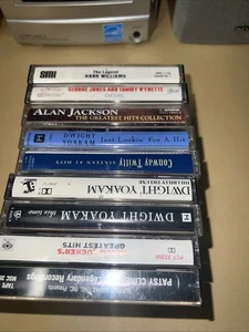 Lot Of 12 Vintage 80’s 90’s Country Music Cassette Tapes Tammy George Alan Patsy - Picture 1 of 10