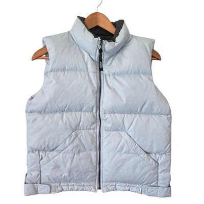 Chaleco acolchado de plumón NY & CO azul claro talla mediana Foto 1 de 4
