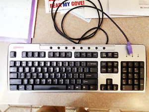 Vintage Compaq Keyboard, US Model 9009, PS/2, 104 keys, Tested, Works - Picture 1 of 5