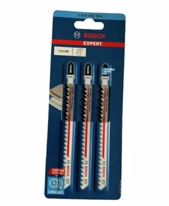 Bosch T341HM Jigsaw Blades Pack of 3 Blade HM Rough Cutting Fibre Cement Board - Picture 1 of 1