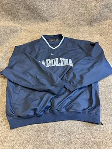 North Carolina Tar Heels Basketball Mens Jacket 2XL Blue Nike Windbreaker Jacket - Picture 1 of 8