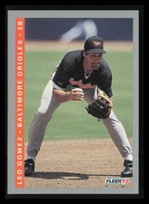 Leo Gomez 1993  Fleer #167  Baltimore Orioles
