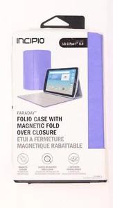 Custodia/cover folio incipio chiusura magnetica pieghevole per LG G Pad F 8.0 viola - Foto 1 di 5