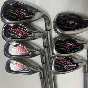 Callaway BIG BERTHA Iron Set 7pcs 5-Pw,Sw Flex SR Stiff Regular JV B-SERIES 70i - Picture 1 of 8