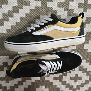 VANS Kyle Walker Pro Skate Shoes Black Yellow Size eu42 Suede Sneakers Lace - Imagen 1 de 12