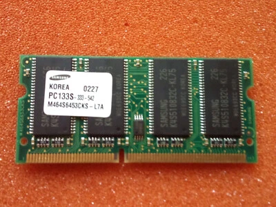 256 MB PC133 SODIMM Memoria RAM PowerBook G3 Pismo Firewire M7572 144 pines Foto 1 de 2