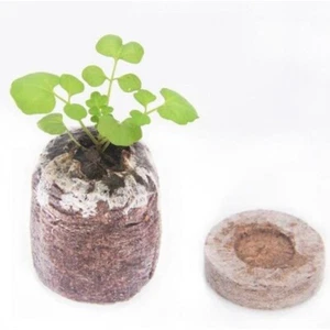 50 Pcs Peat Pellet- 30mm Seeds Plant Starting Compressed Nutrient Fertilizer - Picture 1 of 8