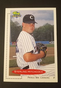 1991 Classic Best Prince William Cannons Sterling Hitchcock #385