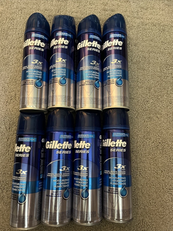 Gillette Series 3x Moisturizing Shave GEL 7 Oz 0077