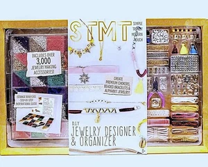 STMT DIY JEWELRY DESIGNER, ORGANIZER, 3000 ACCESSORIES, GUIDE, BEAD STORAGE CASE - Picture 1 of 11