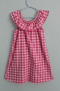 Wonder Nation rosa und weiß Gingham Sommerkleid Größe 4 - Bild 1 von 3
