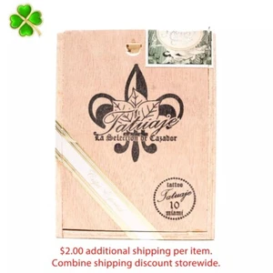 Caja de cigarros de madera vacía especial Tatuaje Bon Chasseur Capa 6" x 4,75" x 3,75" - Imagen 1 de 12