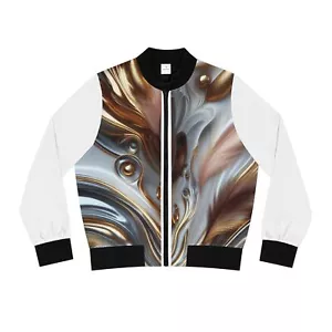 Ethereal Women's Bomber Jacket (AOP) #EC2 - Picture 1 of 5