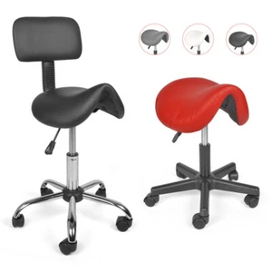 Mingone Sattelhocker Rollhocker Hocker Drehhocker Höhenverstellbar Arbeitshocker - Bild 1 von 32