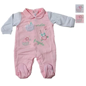 Tutina body neonato in jersey cotone Nazareno Gabrielli tuta body bimba 2591 - Imagen 1 de 7