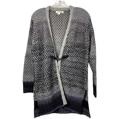 Cárdigan tejido SIMPLY NOELLE XS gris negro claro y oscuro Academia Ombre Grandpa Foto 1 de 4