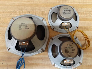 Vintage SGP Intercom Loudspeaker System Speakers - Two 4” And One 6” Round - Picture 1 of 3