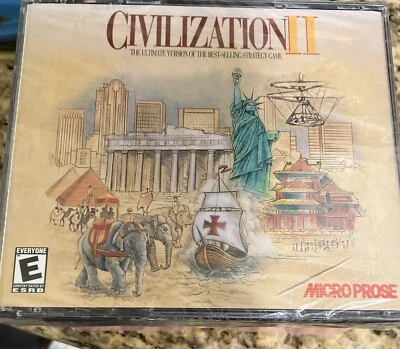 Sealed New CIVILIZATION II MICRO PROSE PC/COMPUTER SOFTWARE DISC 2000 WINDOWS - Image 1 of 3