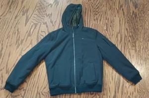 Tommy Hilfiger Medium Coat Quilted Lined Double Jacket Hooded Men's Bomber - Picture 1 of 6