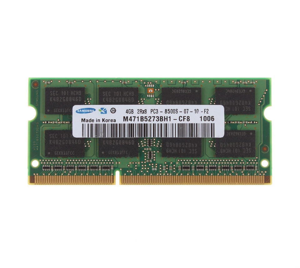 Samsung 4GB/2GB/1GB DDR2 DDR3 800Mhz 1066Mhz 1333Mhz LaptopMemory SODIMM，RAM，Lot - Image 1 of 4