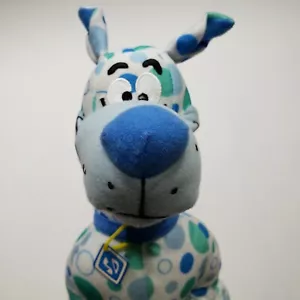 2010 Toy Factory peluche Scooby-Doo blu e bianco bambola giocattolo imbottita a pois 15" - Foto 1 di 10