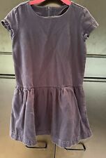 Primary.com Dress Size 4-5 Navy Pockets Zipper Cotton 
