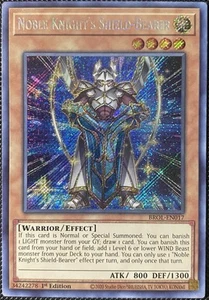 Noble Knight's Shield-Bearer BROL-EN017 Brothers of Legend 1st Ed - Yugioh Card - Picture 1 of 2