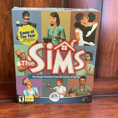 The Sims PC Windows 98/95 in Big Box 2000  - Image 1 of 4