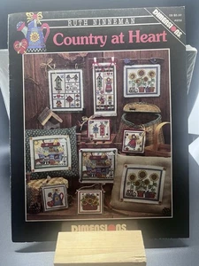 VTG Country at Heart Cross Stitch Patterns Ruth Ninneman Dimensions #252 - Picture 1 of 1