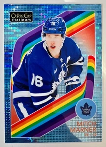 2024 2023-24 O-Pee-Chee Platinum Mitch Marner Blue Pulsar /100 - Imagen 1 de 2